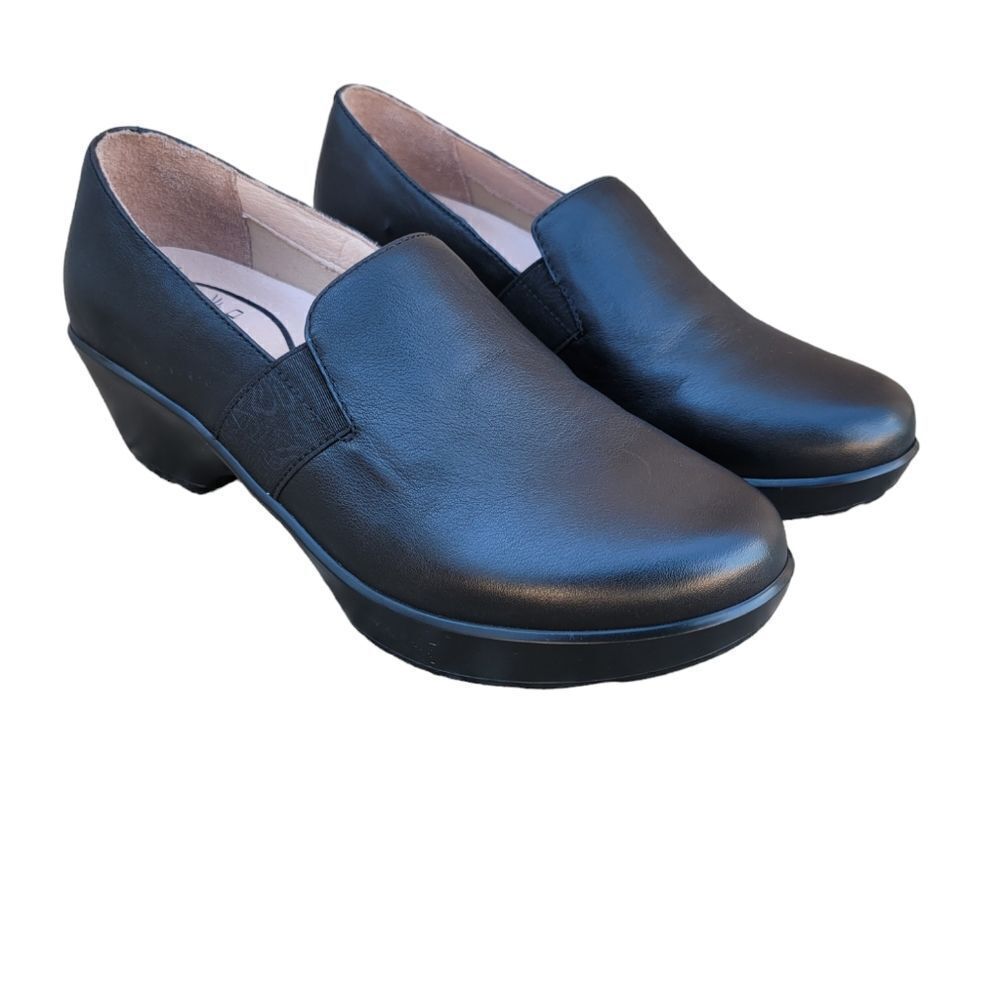 Dansko Jessica Women's Shoes Size 9.5 Black  Slip On Leather Uppers Clog